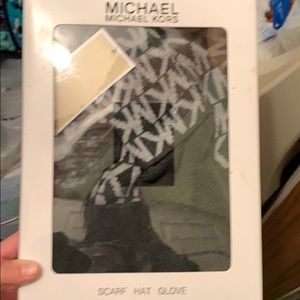 Michael Kors Hat Scarf and Glove Set